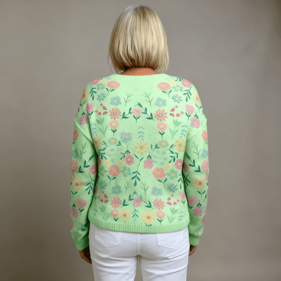 Aleah | Floral Design Cardigan - Barbara & Benjamin