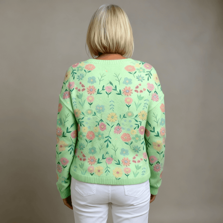 Aleah | Floral Design Cardigan - Barbara & Benjamin