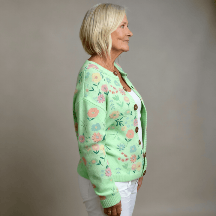 Aleah | Floral Design Cardigan - Barbara & Benjamin