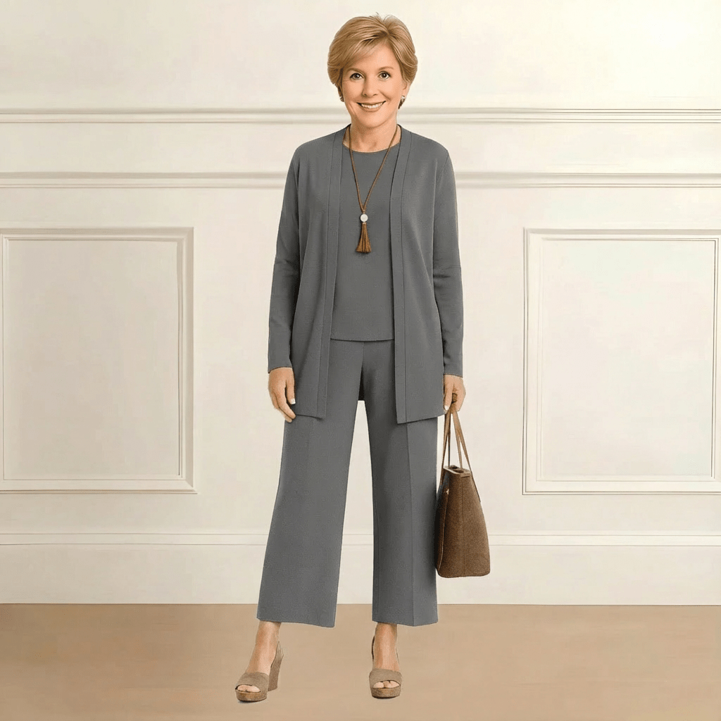 Barbara Cardigan, Top & Pants Set - Barbara & Benjamin