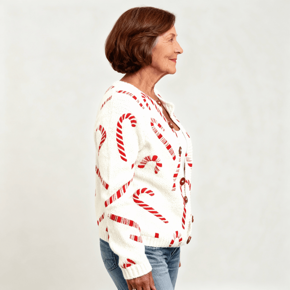 Carla | Festive Candy Cardigan - Barbara & Benjamin