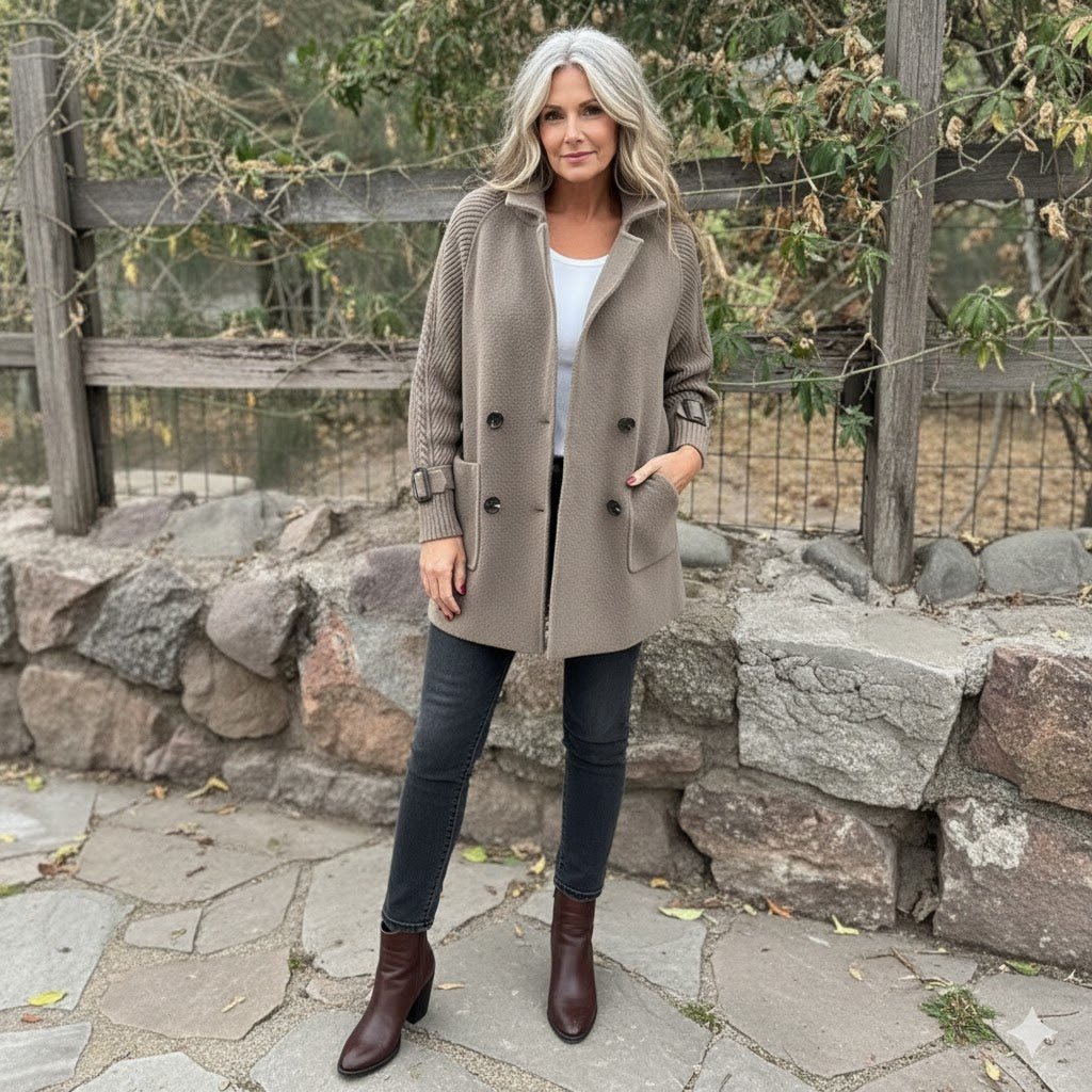 Carol Cosy Coat | A Perfect Blend of Comfort and Sophistication - Barbara & Benjamin