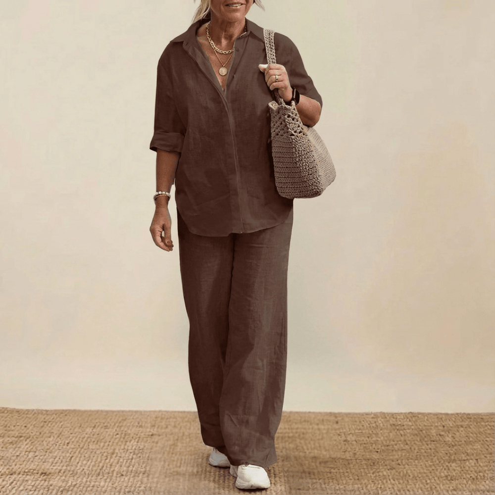 Elegant 2 - Piece Linen Set - Barbara & Benjamin