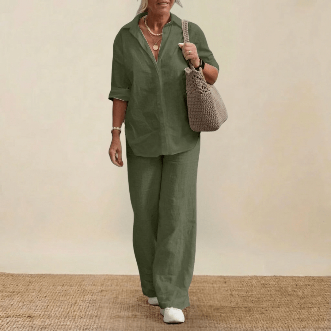 Elegant 2 - Piece Linen Set - Barbara & Benjamin