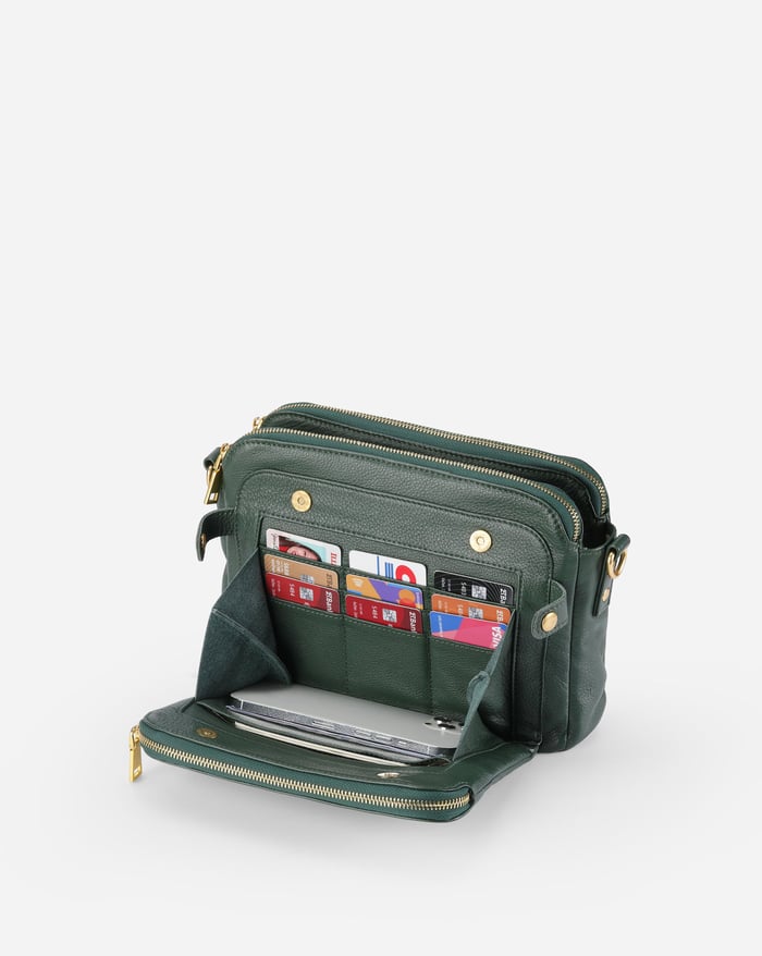 Jovie - Sleek Three - Layer Crossbody Bag - Barbara & Benjamin