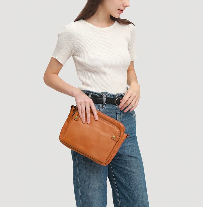 Jovie - Sleek Three - Layer Crossbody Bag - Barbara & Benjamin