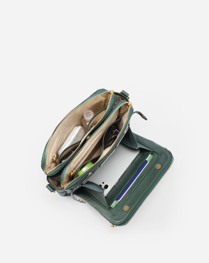 Jovie - Sleek Three - Layer Crossbody Bag - Barbara & Benjamin