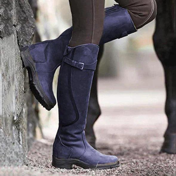 Maeve | Waterproof Leather Riding Boots - Barbara & Benjamin
