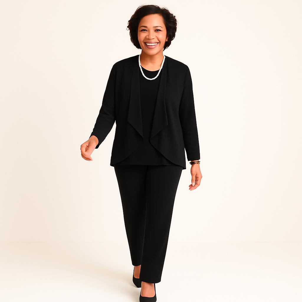 Mia Cardigan, Top & Pants Set - Barbara & Benjamin