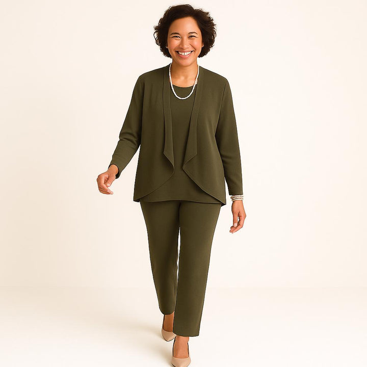 Mia Cardigan, Top & Pants Set - Barbara & Benjamin