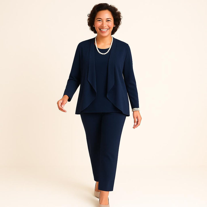 Mia Cardigan, Top & Pants Set - Barbara & Benjamin