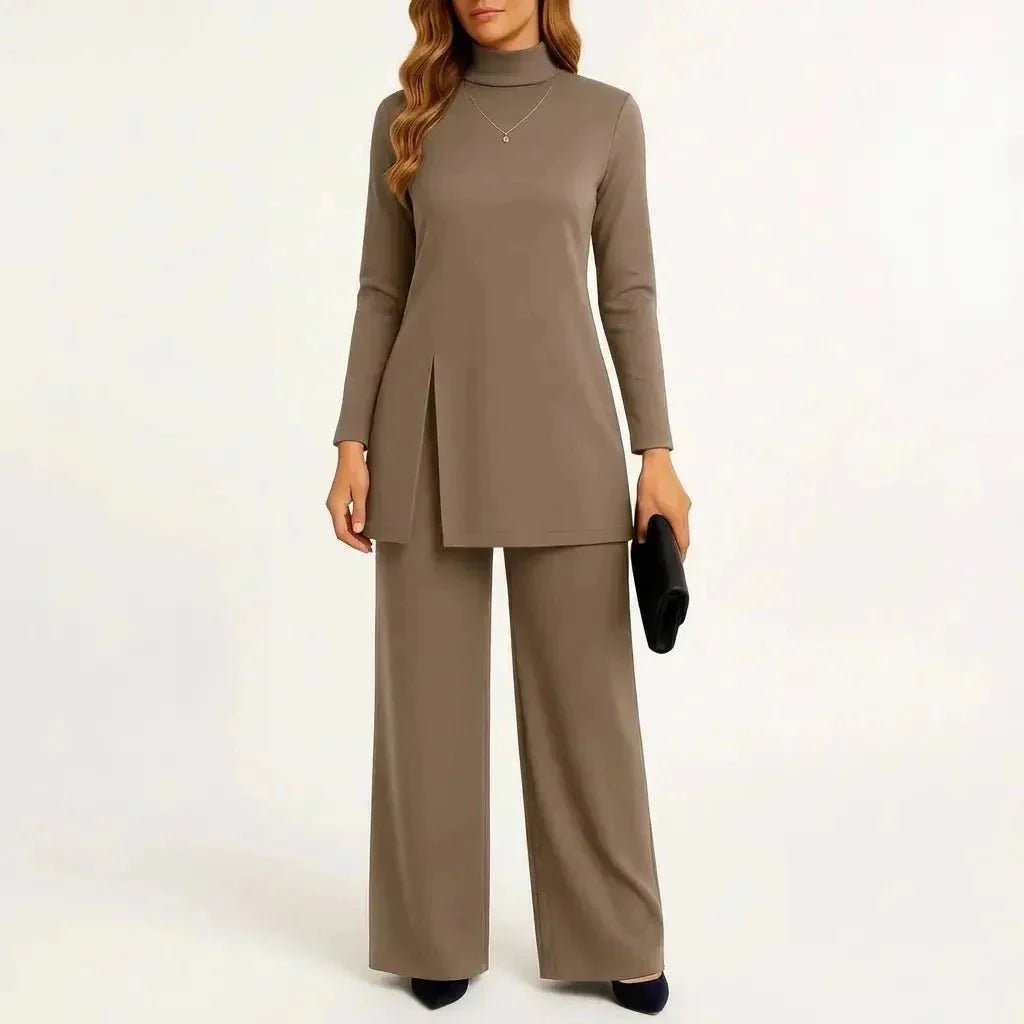 Naomi Turtleneck Top & Pants Set - Barbara & Benjamin