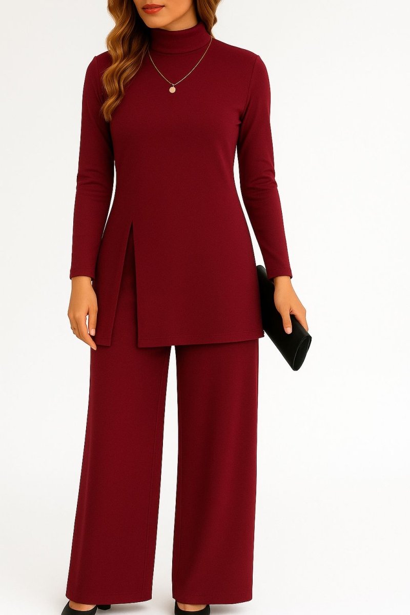 Naomi Turtleneck Top & Pants Set - Barbara & Benjamin