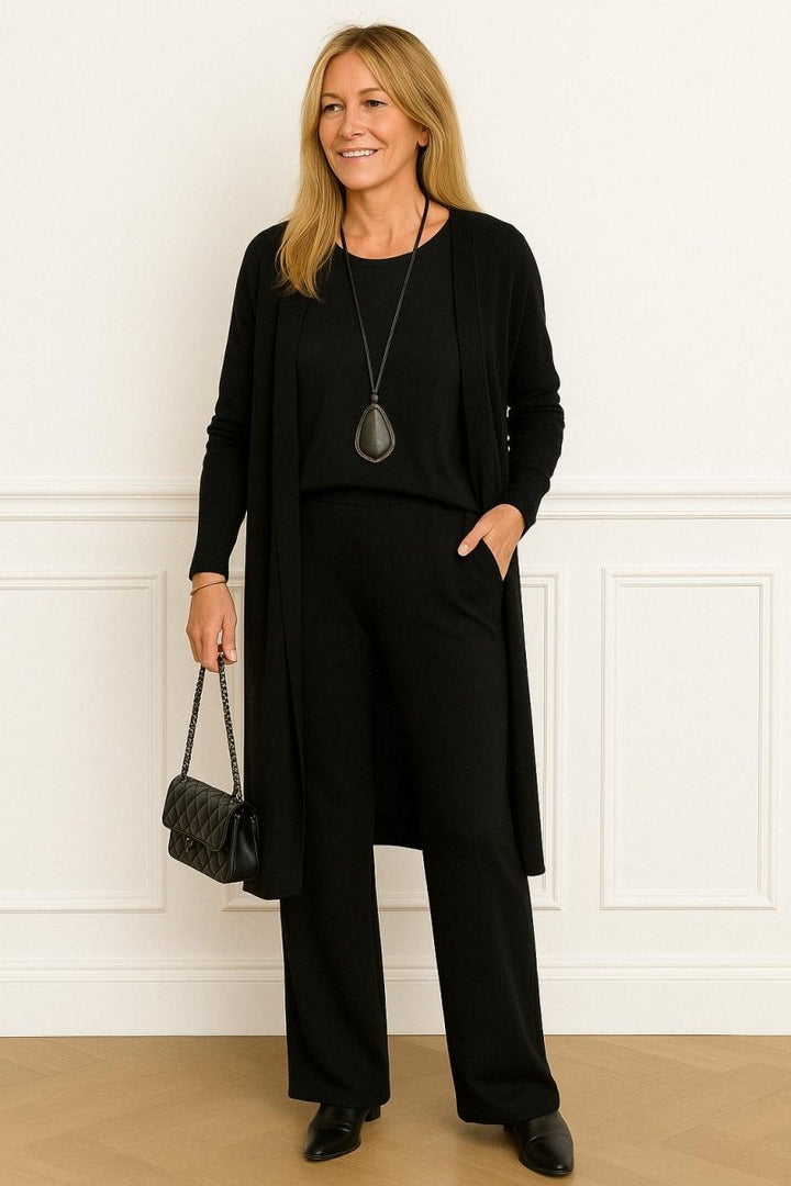 Vanessa Cardigan, Top & Pants Set - Barbara & Benjamin