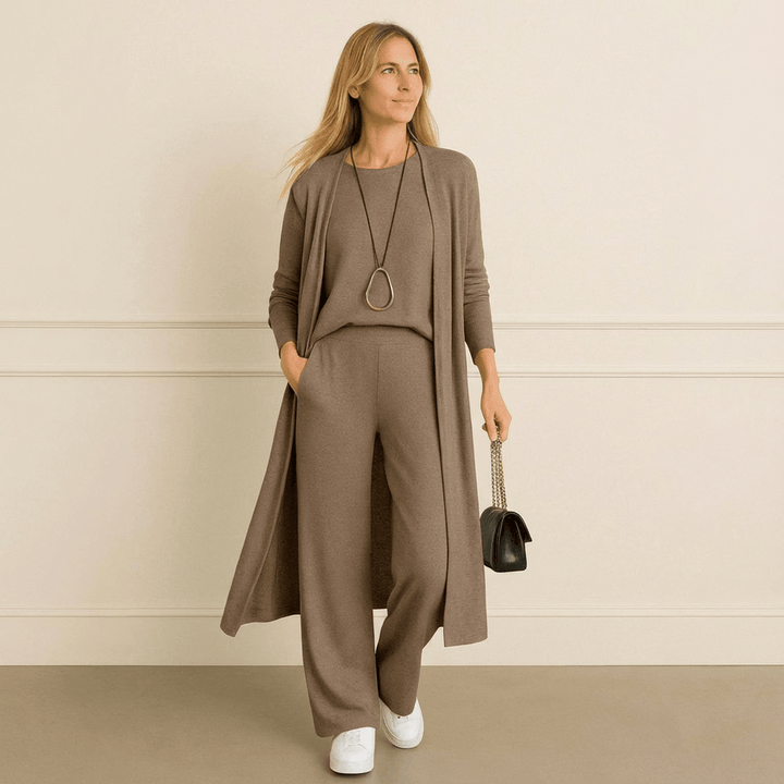 Vanessa Cardigan, Top & Pants Set - Barbara & Benjamin